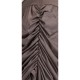 tunique grande taille - tunique volantée smockée aux épaules marron clair (détail manche)