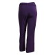 pantalon grande taille - pantalon fluide avec ceinture tressée violet (dos)