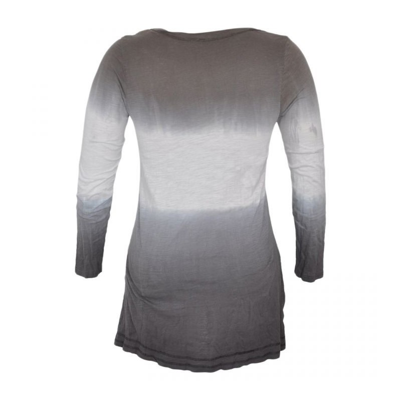 Tunique grande taille - tshirt 2 en 1 tie and dye vison claude gérard (dos)