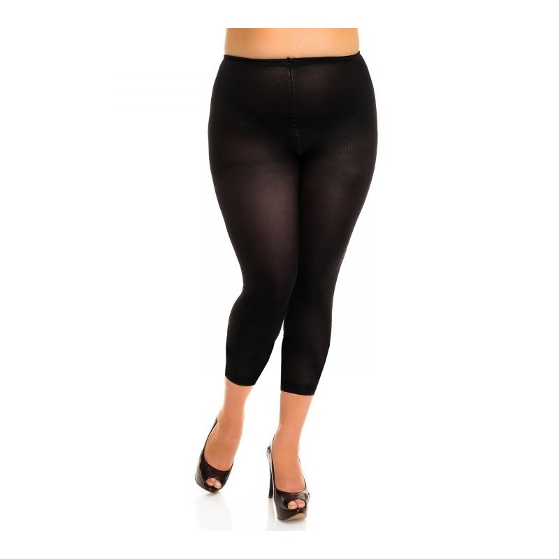 Legging opaque noir 80 deniers grande taille