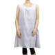 robe grande taille - robe chasuble trapèze Danny blanc (face)