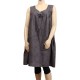robe grande taille - robe chasuble trapèze Danny kaki (face)