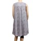 robe grande taille - robe chasuble trapèze Danny gris (dos)