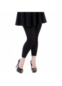 collant sans pied grande taille - legging noir 40 deniers