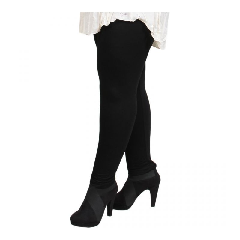 Legging grande taille - legging noir Danny (côté)