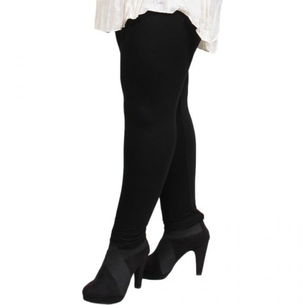 Legging grande taille - legging noir Danny (côté)