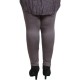 Legging grande taille - legging gris Danny (dos)