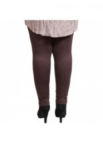 Legging grande taille - legging marron Danny (dos)