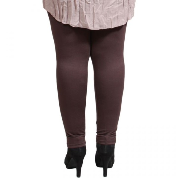 Legging grande taille - legging marron Danny (dos)