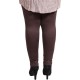 Legging grande taille - legging marron Danny (dos)