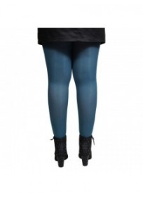 collant coloré grande taille - collant bleu canard