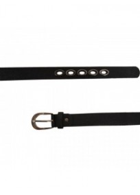 ceinture grande taille - ceinture "bulles" avec anneaux métalliques coloris noir (détail)
