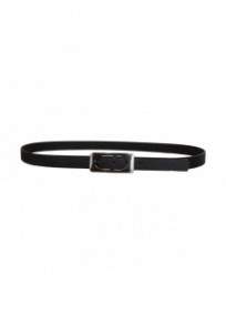 ceinture grande taille - ceinture avec boucle rectangulaire coloris noir
