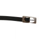 ceinture grande taille - ceinture avec boucle rectangulaire coloris noir (détail)