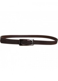 ceinture grande taille - ceinture avec boucle rectangulaire coloris chocolat