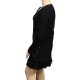 robe tunique grande taille - robe tunique col asymétrique Claude Gérard (côté)