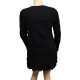 robe tunique grande taille - robe tunique col asymétrique Claude Gérard (dos)