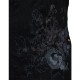 robe tunique grande taille - robe tunique col asymétrique Claude Gérard (motif)