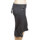 corsaire satiné Livvy Mystic grande taille gris (côté)