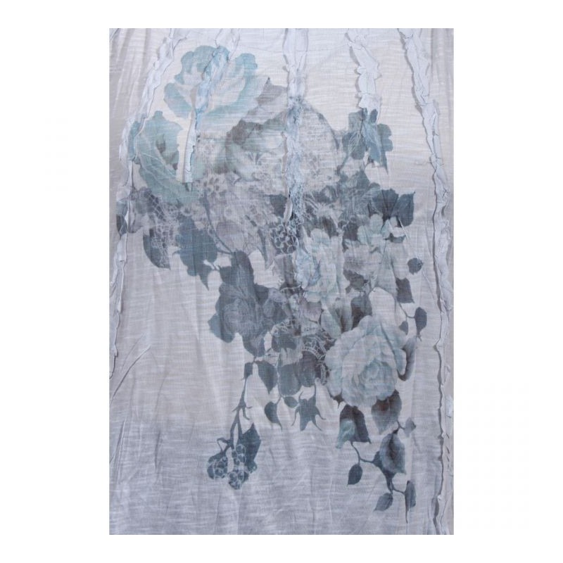 top volanté motif fleuri H3 grande taille (motif)