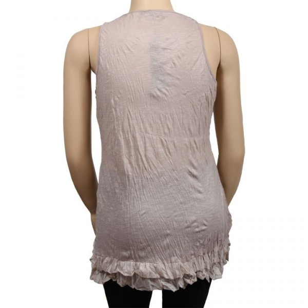 top volanté motif fleuri H3 grande taille (dos)