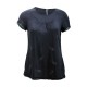 t-shirt grande taille - tshirt "plume" coloris navy Claude Gérard (face)