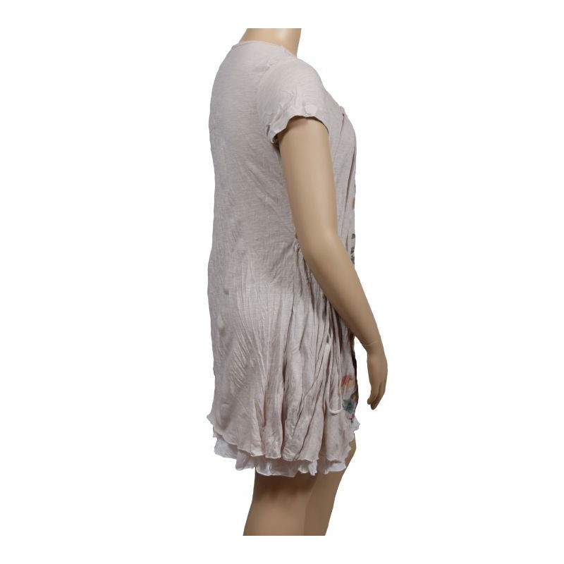 robe tunique Claude Gérard pan asymétrique (côté)
