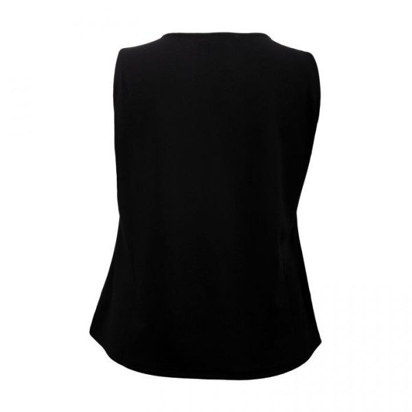 tunique grande taille - tunique bicolore noire et rouge Lady Belle (dos)
