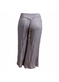 Pantalon fluide H3 grande taille gris (dos)