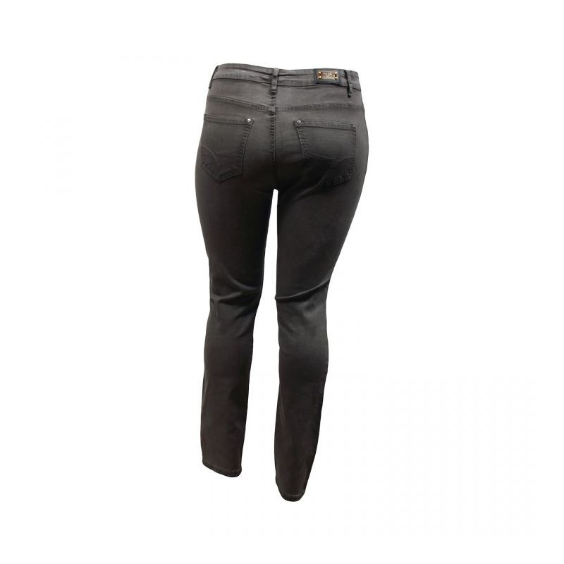 pantalon grande taille - jean slim gris Nana Belle (dos)