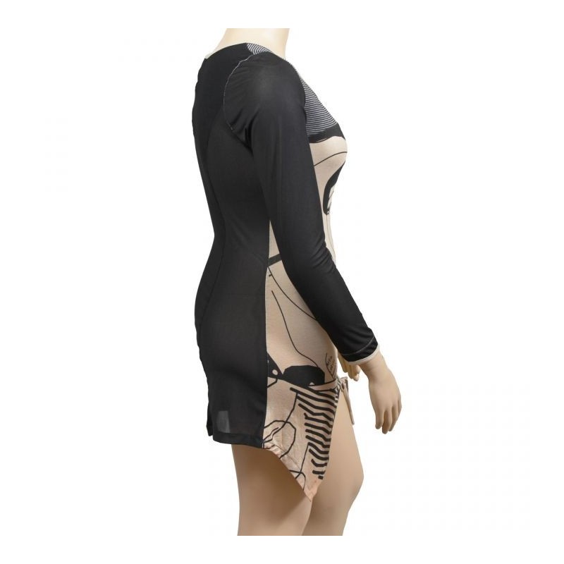 tunique rayée mystique L33 grande taille