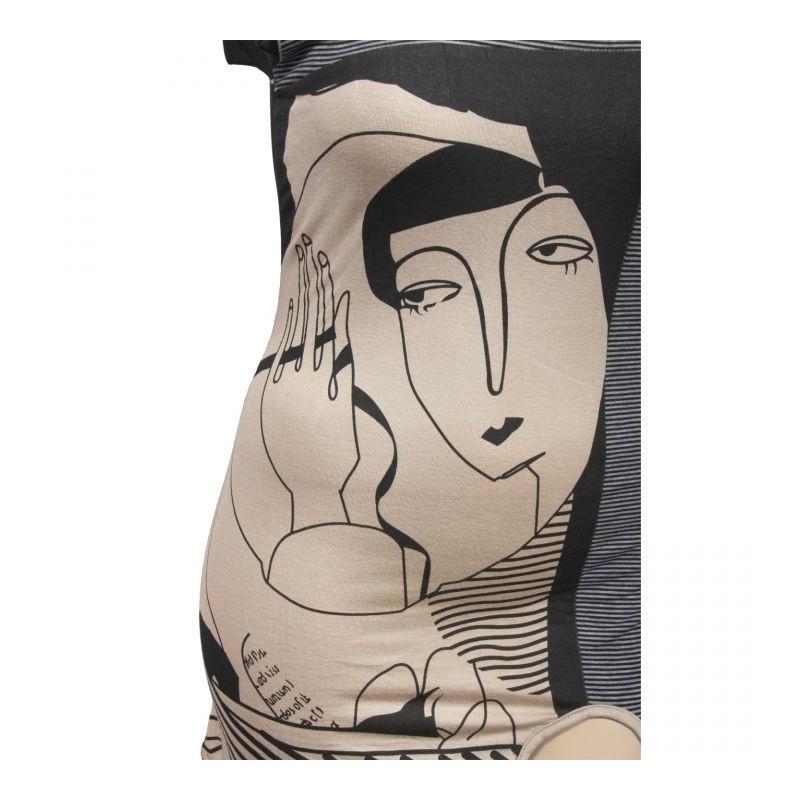 tunique rayée mystique L33 grande taille