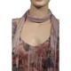 robe & foulard assorti Claude Gérard grande taille (détail)