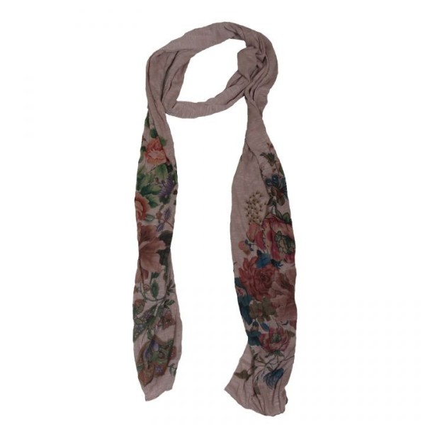 robe & foulard assorti Claude Gérard grande taille (face)