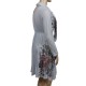 robe & foulard assorti Claude Gérard grande taille (côté)
