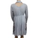 robe & foulard assorti Claude Gérard grande taille (dos)