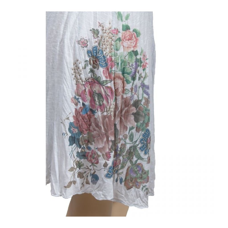 robe & foulard assorti Claude Gérard grande taille (motif)