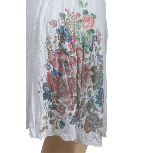robe & foulard assorti Claude Gérard grande taille (motif)