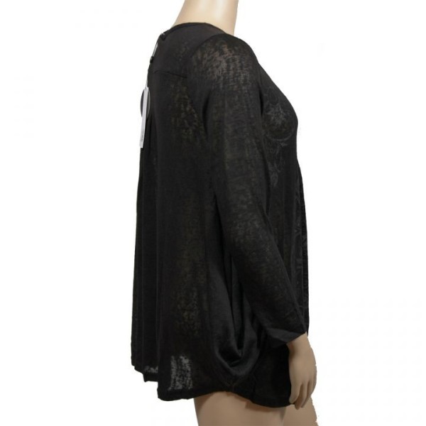 pull fin "volute" Claude Gérard grande taille (côté)