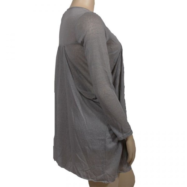 pull fin 2 en 1 Claude Gérard grande taille (côté)