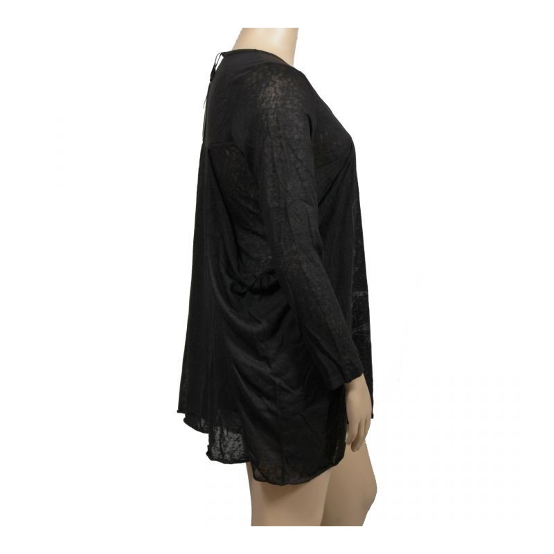 pull fin 2 en 1 Claude Gérard grande taille (côté)