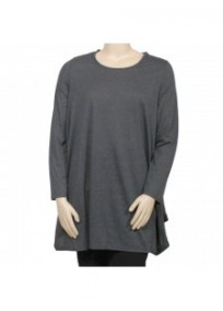 t-shirt long asymétrique grande taille Neslay