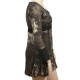 robe kaki imprimée L33 grande taille (côté)