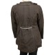 manteau kaki doublé polaire L33 grande taille (dos)