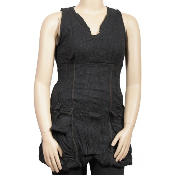 tunique en laine L33 grande taille (face)