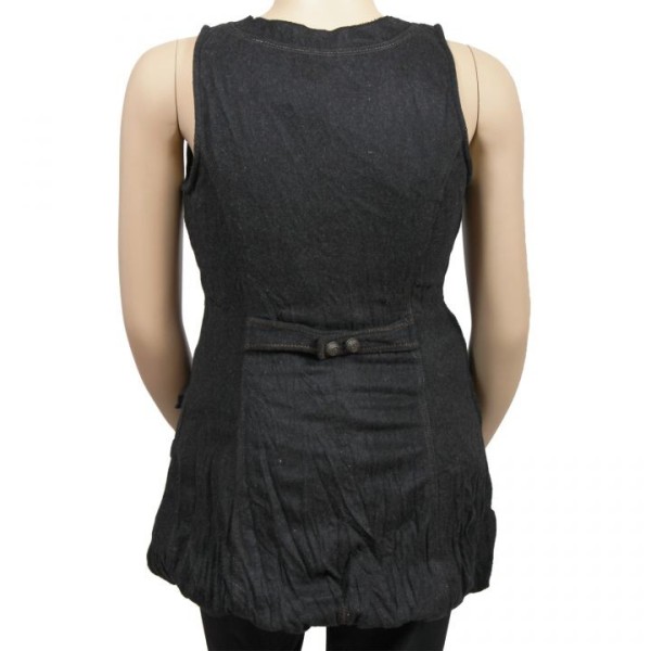 tunique en laine L33 grande taille (dos)