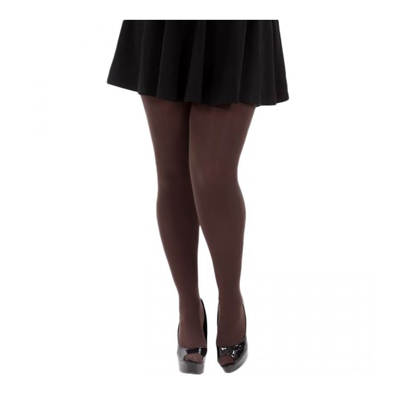 Collants 50 deniers, coloris noir, Pamela Mann grande taille