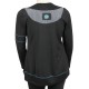 pull à rayures "sport" beauté ronde grande taille (dos)