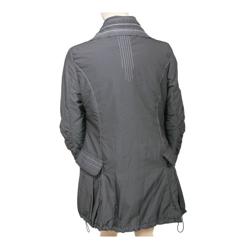 manteau asymétrique L33 grande taille (dos)