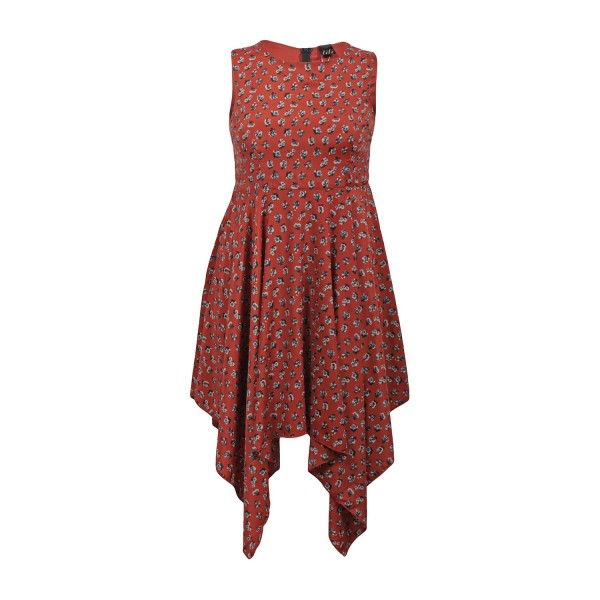 Robe asymétrique "Daisy" Lili London - face